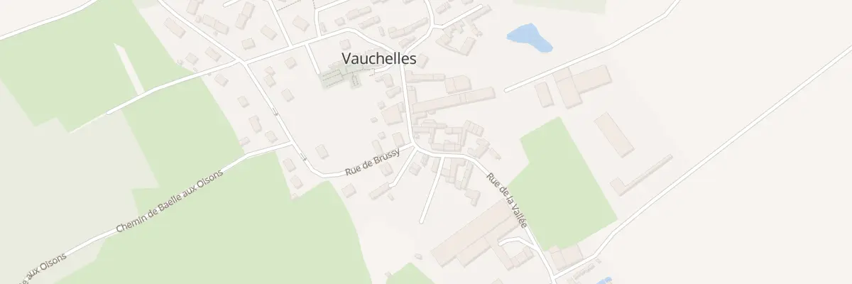 Plan du 101 Rue de la Vallée à Vauchelles