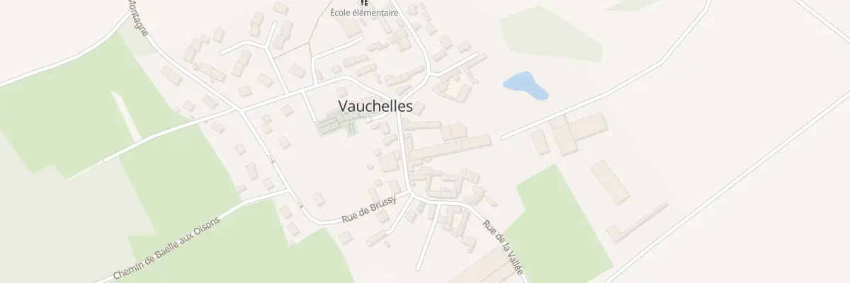 Plan du 25 Rue de la Vallée à Vauchelles