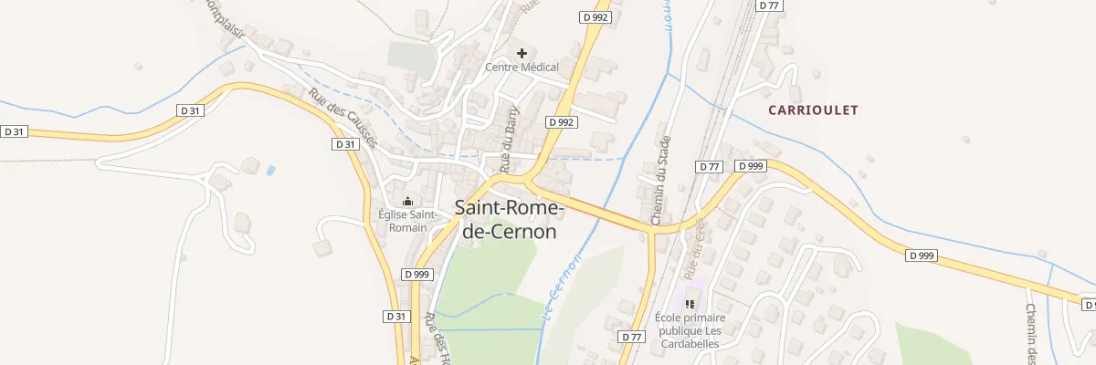 Plan du 2 Av de Millau à Saint-Rome-de-Cernon
