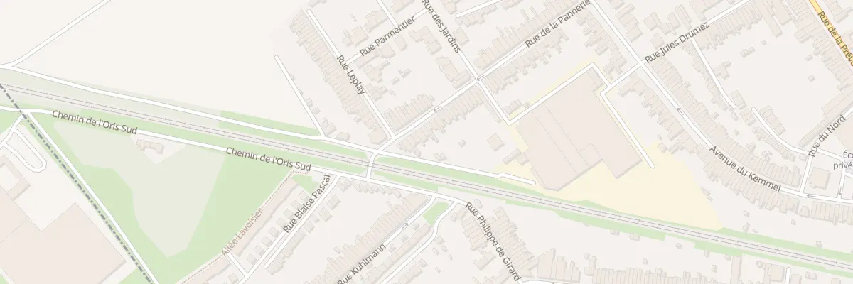 Plan du 61 Rue de la Pannerie à Pérenchies