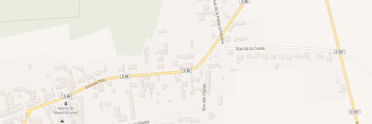 Plan du 6 Gr Grande Rue à Mesnil-Bruntel