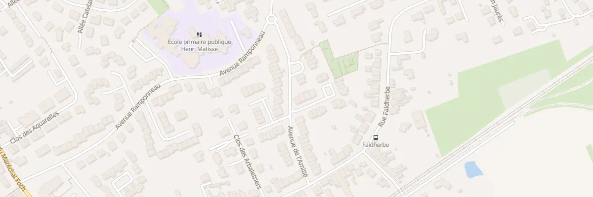 Plan du 1 Rue Henri Labbé à Santes