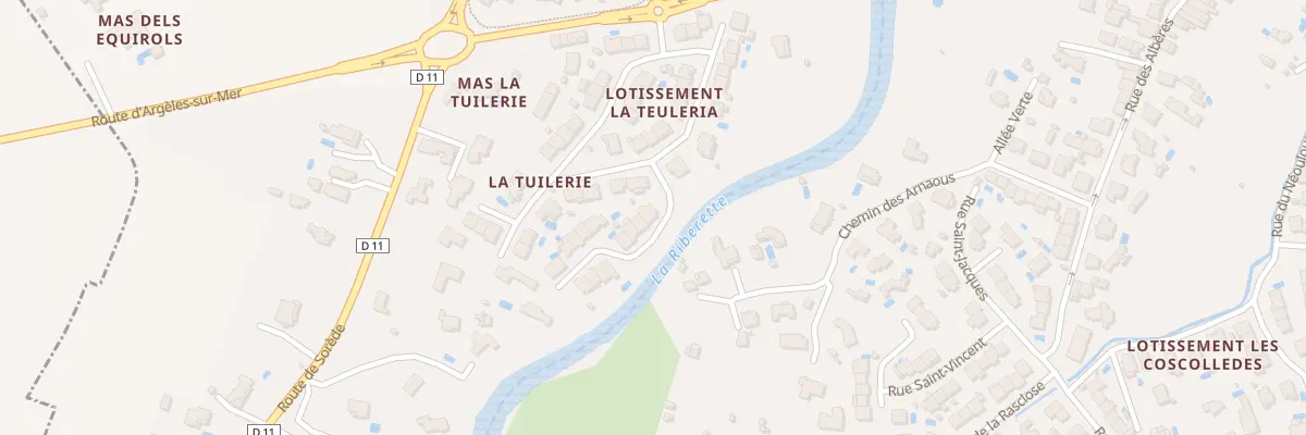 Plan du 1 Imp des Chardonnerets à Saint-André