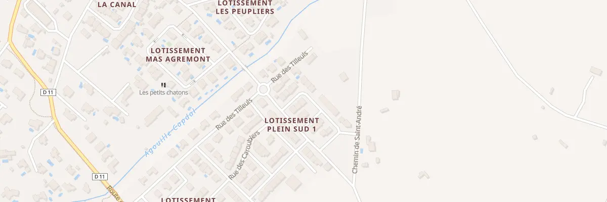 Plan du 20 Rue des Micocouliers à Palau-del-Vidre