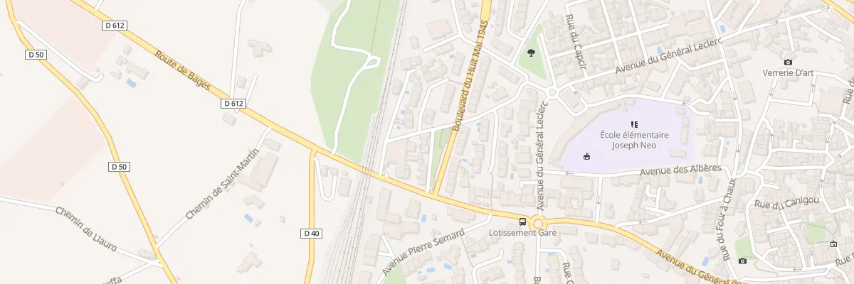 Plan du 2 Tra des Capucins à Elne