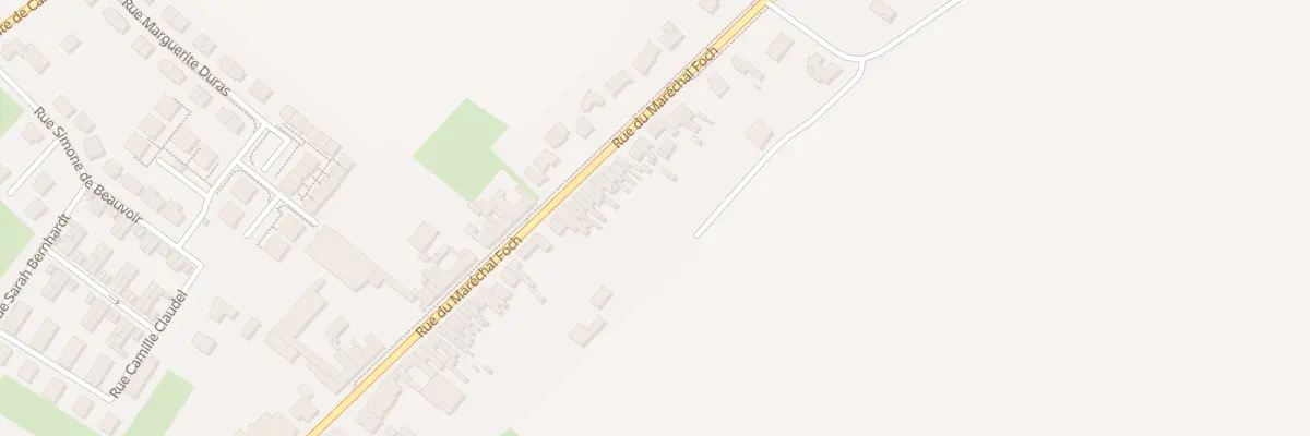 Plan du 192 Rue du Marêchal Foch à Carvin
