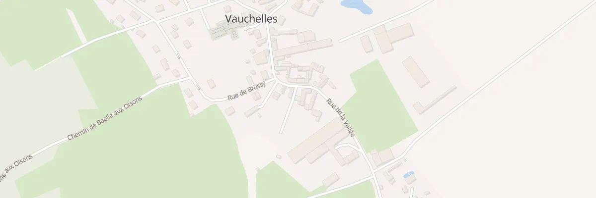 Plan du 134 Rue de la Vallée à Vauchelles