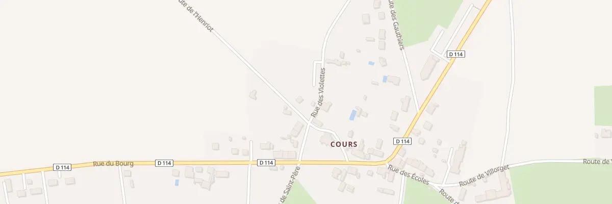 Plan du 2 Rte de l’Henriot à Cosne-Cours-sur-Loire