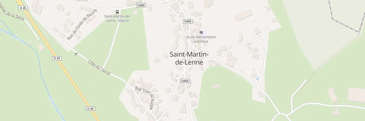 Plan du 3 Rue de la Rocarie à Saint-Martin-de-Lenne