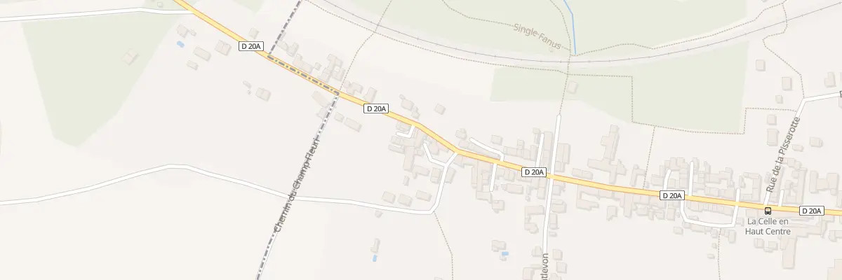 Plan du 91 Grande Rue à La Celle-sur-Morin