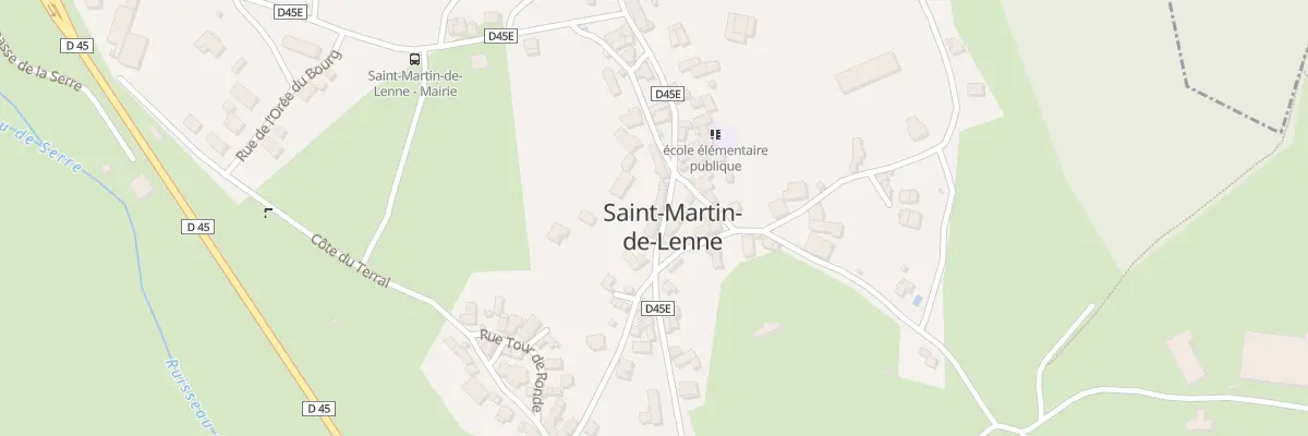 Plan du 5 Rue de la Rocarie à Saint-Martin-de-Lenne