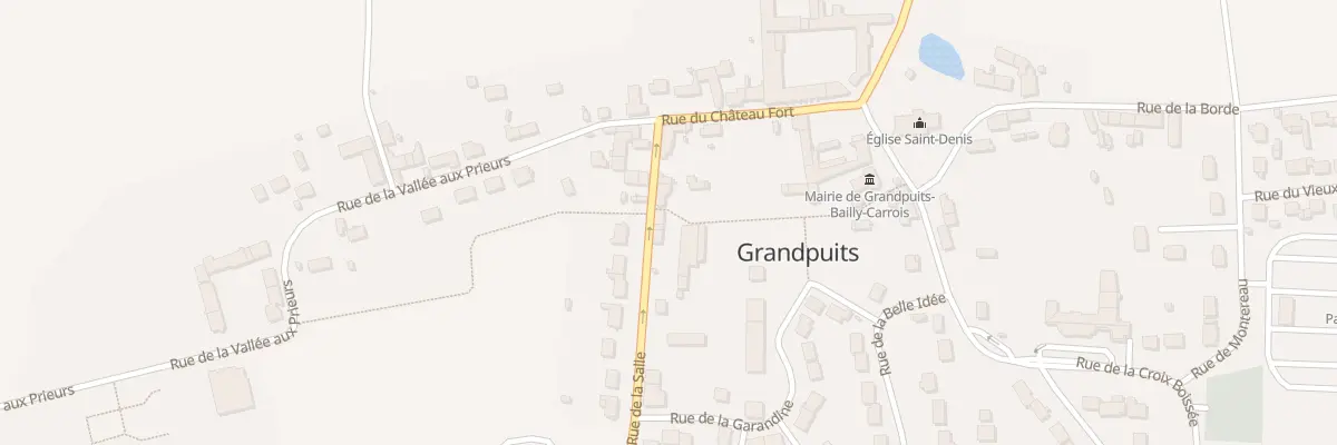 Plan du 6 Rue de la Salle à Grandpuits-Bailly-Carrois