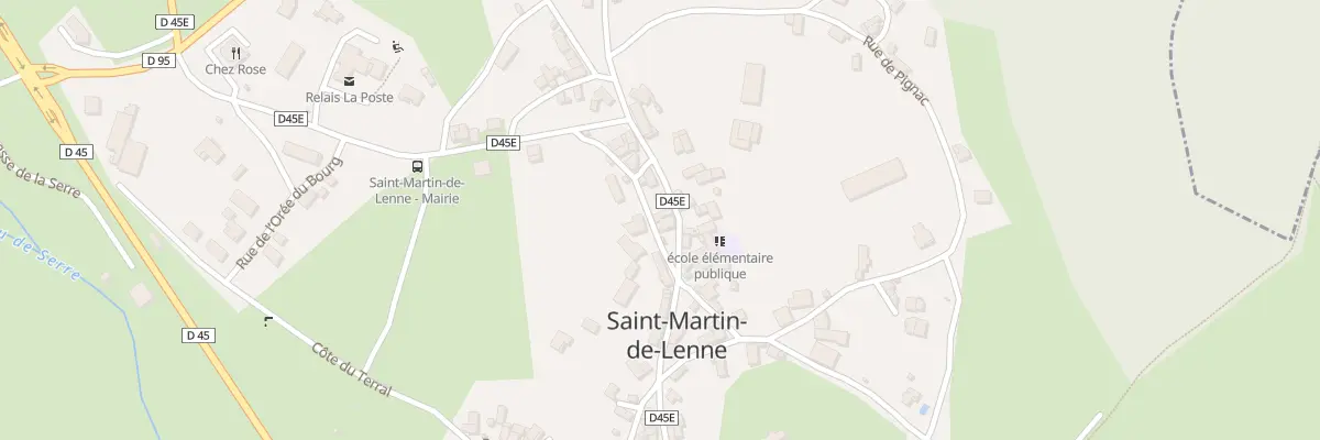 Plan du 11 Rue de la Rocarie à Saint-Martin-de-Lenne