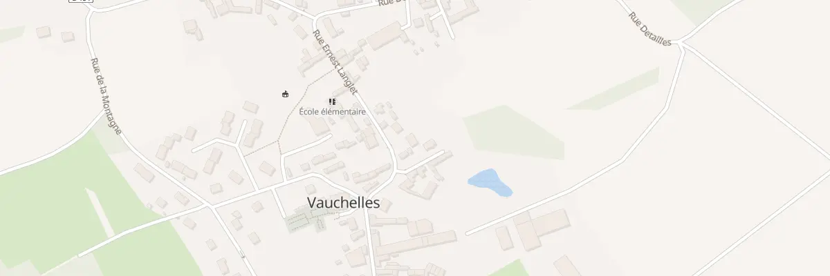 Plan du 74 Rue Ernest Langlet à Vauchelles