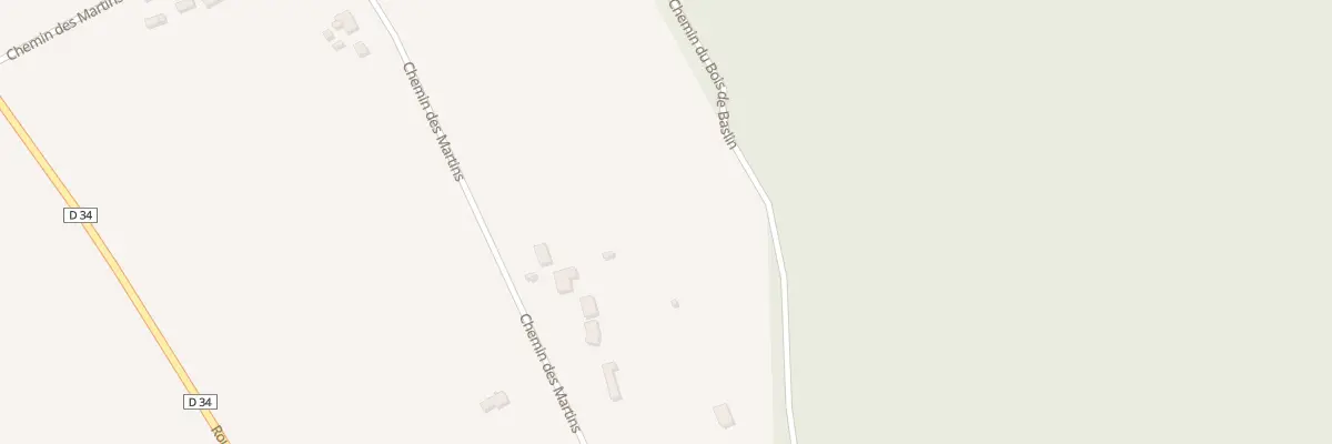 Plan du 587 Chem des Martins à Rozoy-le-Vieil