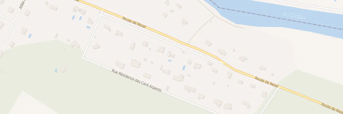 Plan du 12 Rue Res des Cent Arpents à Germigny-l’Évêque