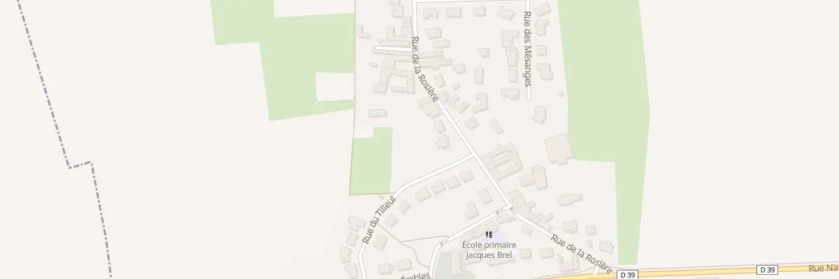 Plan du 233 Rue de la Rosiere à Herrin