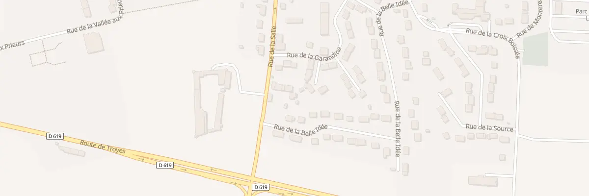 Plan du 20 Rue de la Salle à Grandpuits-Bailly-Carrois