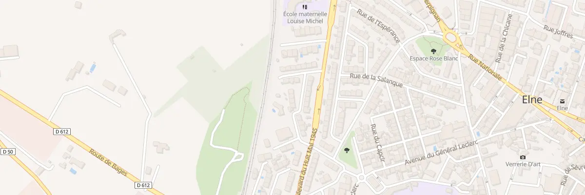 Plan du 6 Rue de l’Ouest à Elne