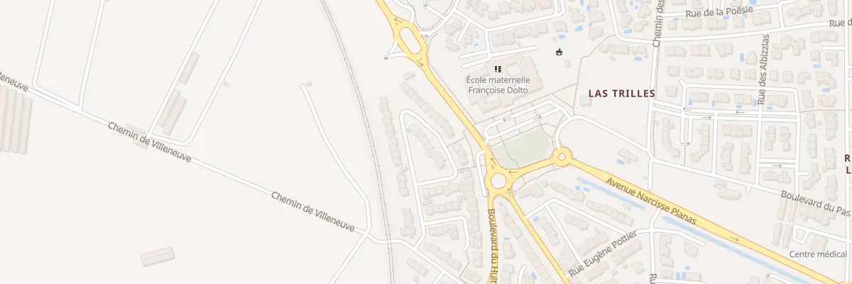 Plan du 6 Rue Joliot Curie à Elne
