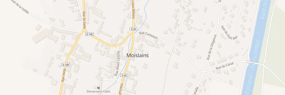 Plan du 5 Rue d’Evreux à Moislains