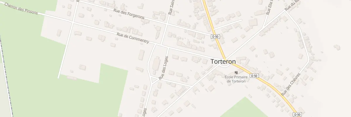 Plan du 3T Rue de Commentry à Torteron