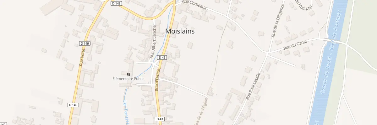 Plan du 11 Rue d’Evreux à Moislains