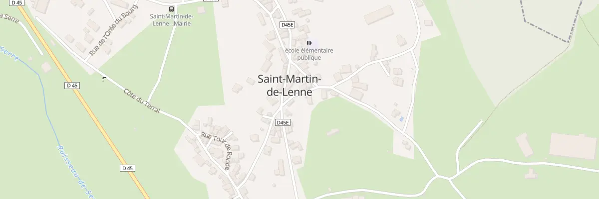 Plan du 2 Rue du Mas de Carel à Saint-Martin-de-Lenne