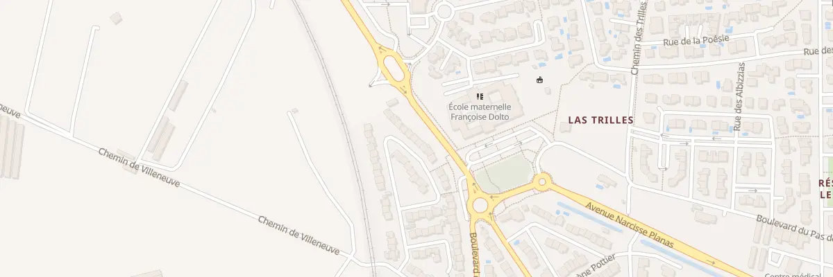 Plan du 49 Rue Joliot Curie à Elne
