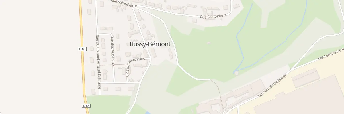 Plan du 4 Che du Lavoir à Russy-Bémont