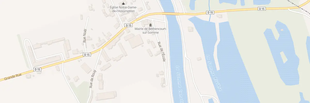 Plan du 8 Rue de l’Ecole à Béthencourt-sur-Somme