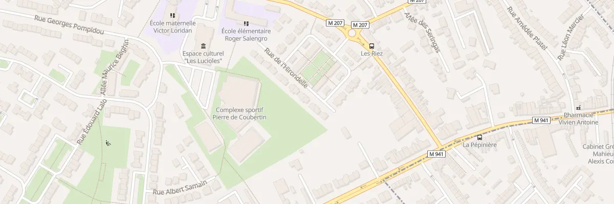 Plan du 44 Rue de l’Hirondelle à Hallennes-lez-Haubourdin