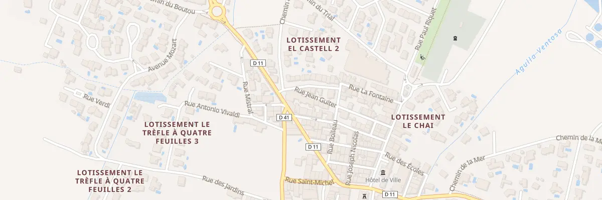 Plan du 9002 Rue Jean Guiter à Saint-Hippolyte