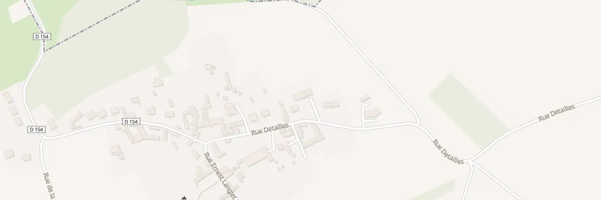 Plan du 167 Rue Detailles à Vauchelles