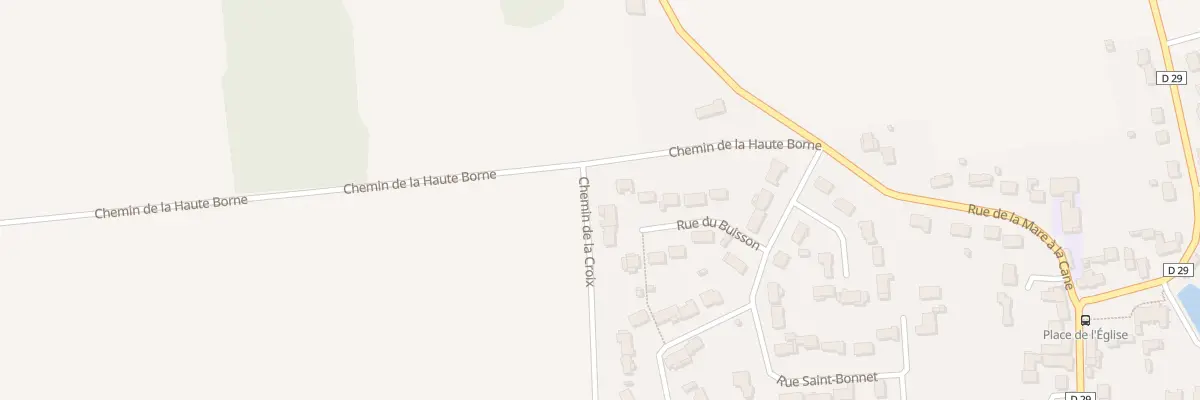 Plan du 12 Rue du Buisson à La Chapelle-Rablais