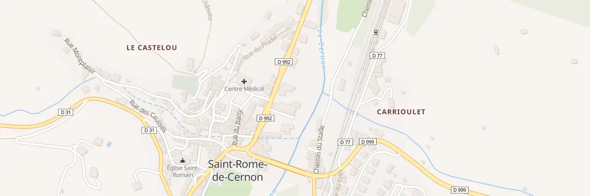 Plan du 12 Av de Millau à Saint-Rome-de-Cernon