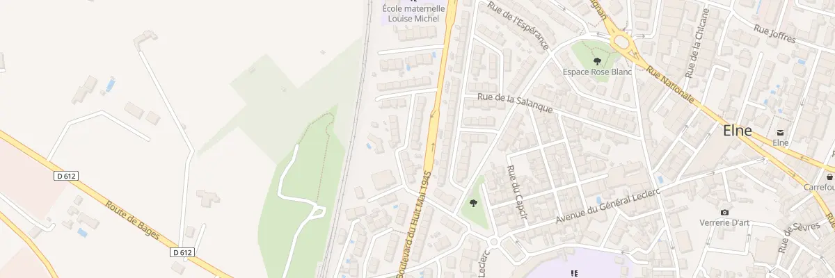 Plan du 11 Rue de l’Ouest à Elne