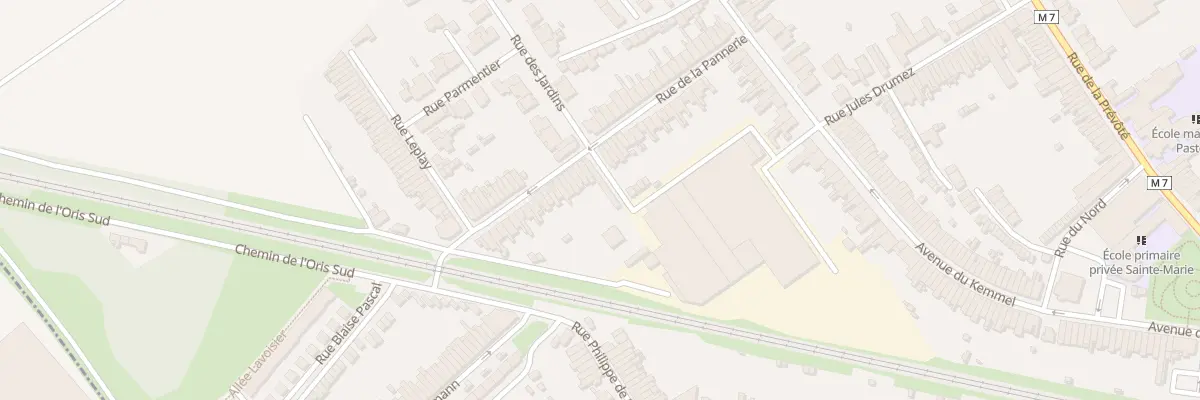 Plan du 35 Rue de la Pannerie à Pérenchies