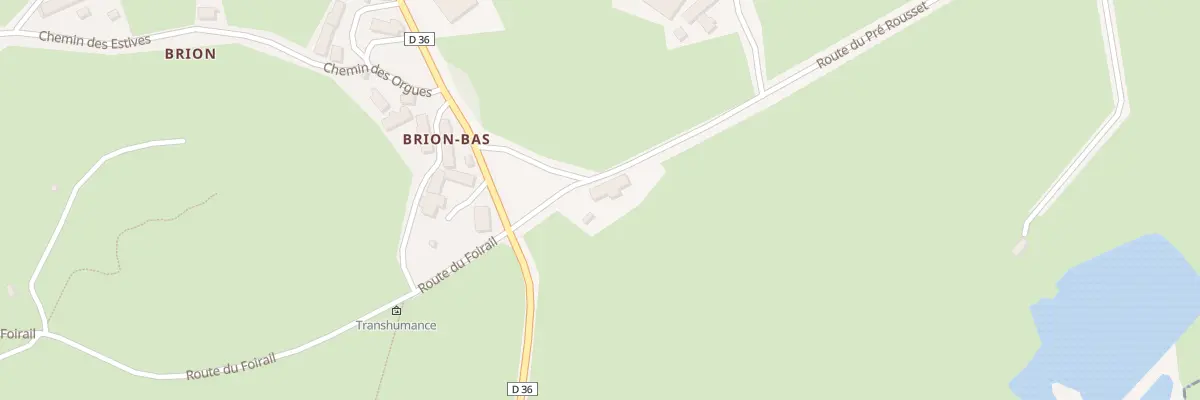 Plan du 5153 Brion Bas à Compains