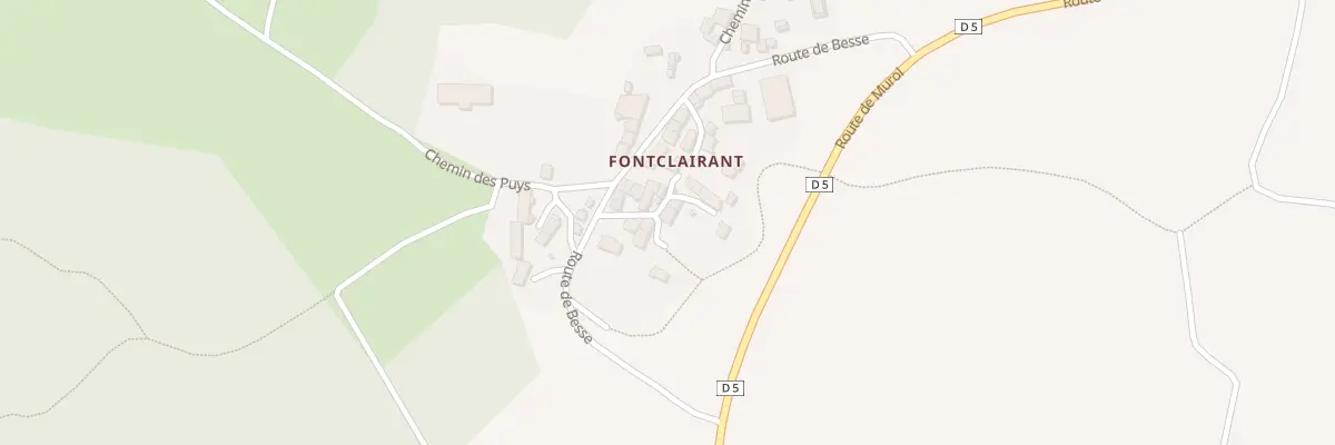 Plan du 2 Imp de la Barguere Fonclairant à Aydat