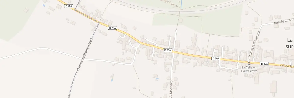 Plan du 87 Grande Rue à La Celle-sur-Morin