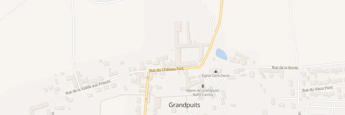 Plan du 3 Rue du Chateau Fort à Grandpuits-Bailly-Carrois