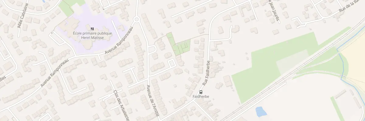 Plan du 16 Rue Henri Labbé à Santes
