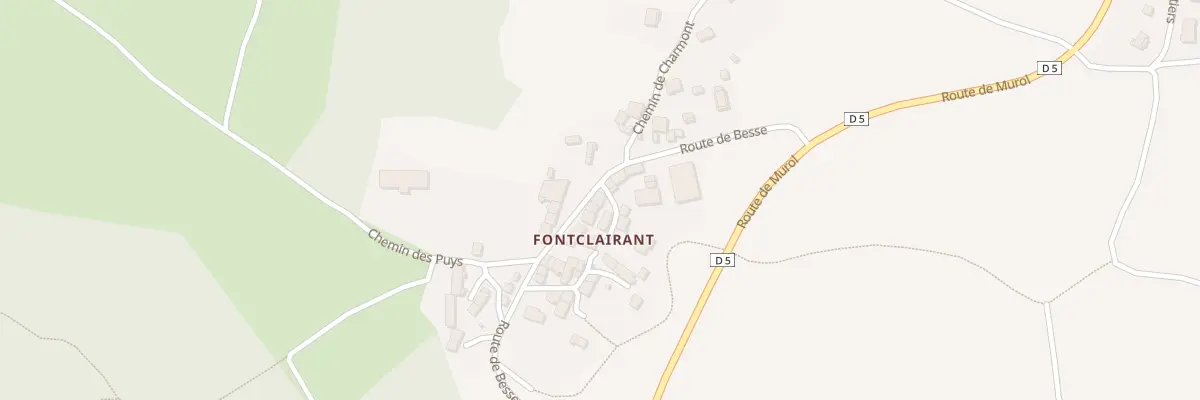 Plan du 14 Rte de Besse Fontclairant à Aydat
