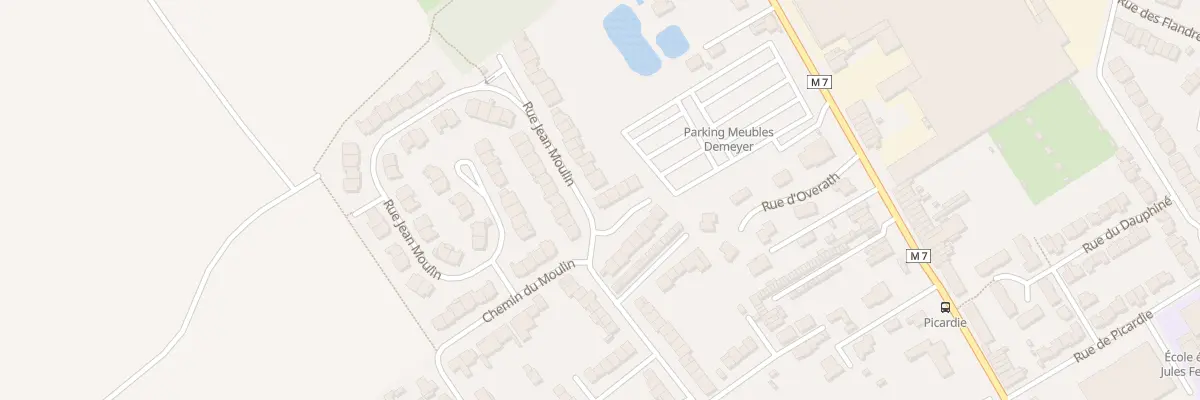Plan du 8 Rue Jean Moulin à Pérenchies