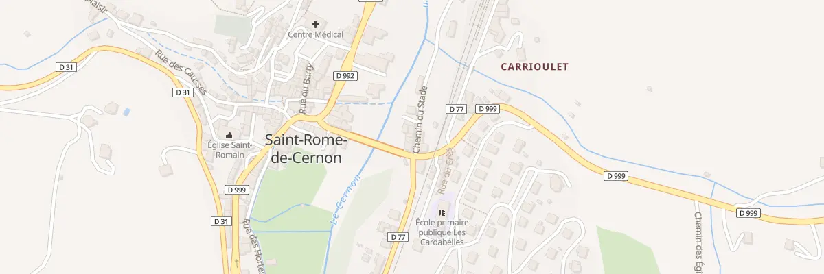 Plan du 5 Che du Stade à Saint-Rome-de-Cernon