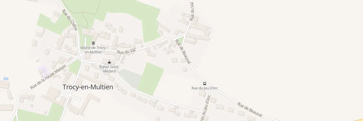 Plan du 4 Rue de Beauval à Trocy-en-Multien