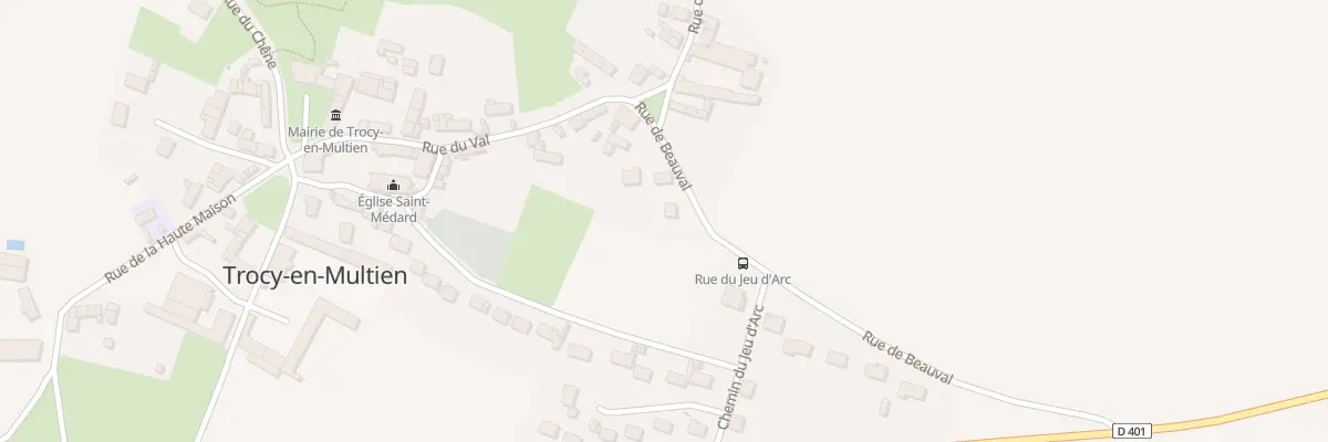 Plan du 5 Rue de Beauval à Trocy-en-Multien