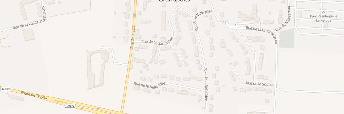 Plan du 191 Rue de la Garandine à Grandpuits-Bailly-Carrois
