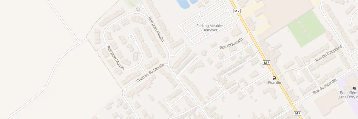 Plan du 9 Rue Jean Moulin à Pérenchies